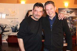 Artur Dziurman z "Kotem w butach" w Białej Podlaskiej