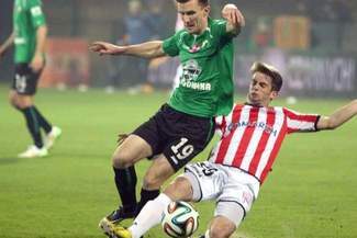 Górnik Łęczna-Cracovia 2:1. Dwa gole Słowaków (ZDJĘCIA)