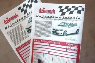 Zamów prenumeratę, wygraj skodę w naszej loterii