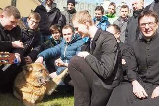 Dzień skupienia dla młodych mężczyzn w seminarium