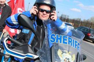 Nocne Wilki w Terespolu. Nie wpuścili Rosjan do Polski (zdjęcia)