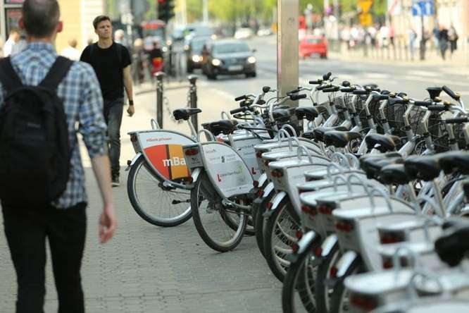 Aby podwoić system miasto musiałoby ustawić 40 stacji z 400 rowerami (fot. Maciej Kaczanowski)