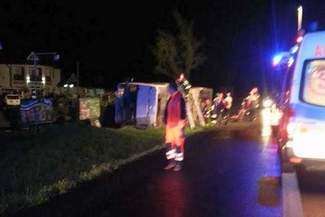 Wypadek w Żyrzynie. Fot. Internauta Maciej