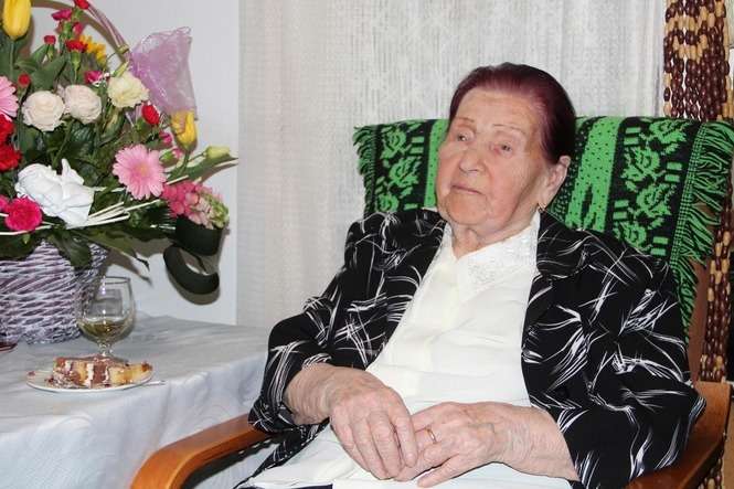 104-letnia Zofia Osińska to obecnie najstarsza mieszkanka Białej Podlaskiej/ fot.E.Burda