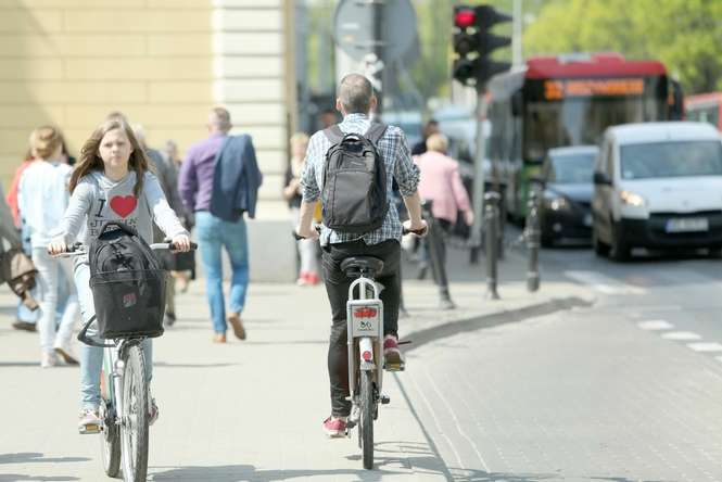 Wyniki badań mają między innymi pomóc w planowaniu sieci dróg dla rowerów (Fot. Maciej Kaczanowski)
