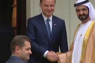 Andrzej Duda spotkał się m.in. z wiceprezydentem Zjednoczonych Emiratów Arabskich
