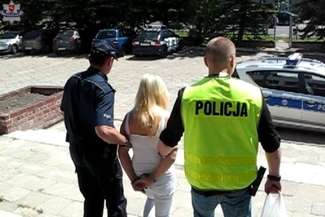 Mieszkanka Chełma zatrzymana przez policjantów