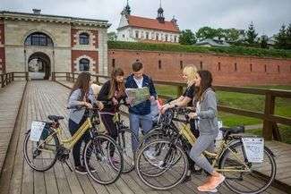 Zamość kusi wypożyczalnią rowerów w dwóch miejscach miasta. Godzina jazdy 5 zł, dzień 25 a doba 35 zł. (fot. mat prasowe)