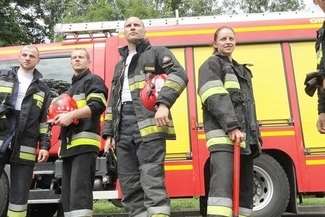 TEAM POLSKA w Strasbourgu (od lewej)” Paweł Hess, Szymon Jopek, Daniel Góralczyk, Agnieszka Figuła i Rafał Bereza