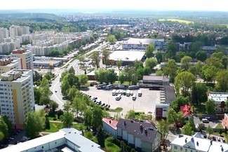Jeden z kadrów spotu promującego powiat puławski, panorama Puław