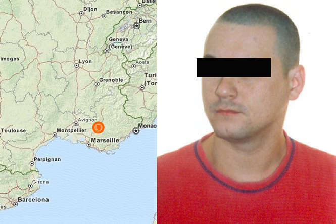 Do zabójstwa doszło w miejscowości Manosque, niecałe 100 km od Marsylii. Policjanci zatrzymali Artura P. (openstreetmap.org / policja)