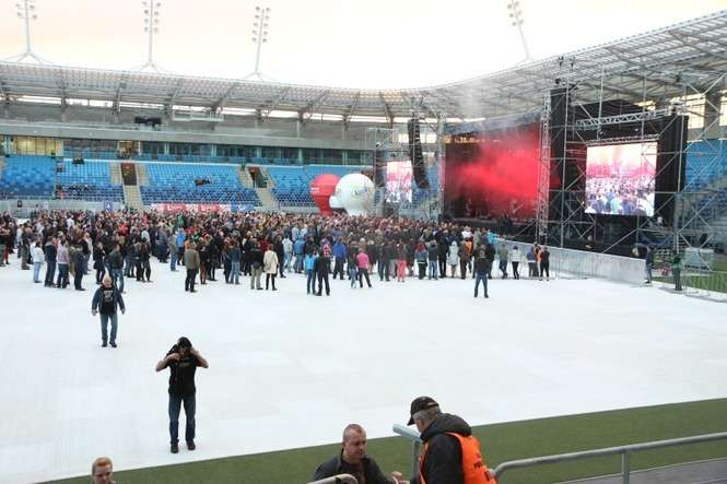 Arena Lublin nie ma ostatnio szczęścia do koncertów. Niewiele osób przyszło 21 czerwca na występ Biohazard i Boba Geldofa (fot. Maciej Kaczanowski / archiwum)