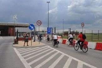 Przejście piesze i rowerowe w Dołhobyczowie przekroczyło 1300 osób