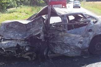 Wypadek w Horyszowie (fot. Policja)