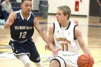 Jan Grzeliński (z piłką) został  nowym graczem Startu Lublin
FOT. BUFFALONEWS.COM
