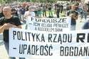 W LW Bogdanka pikietowało wczoraj ponad tysiąc osób (fot. Maciej Kaczanowski)