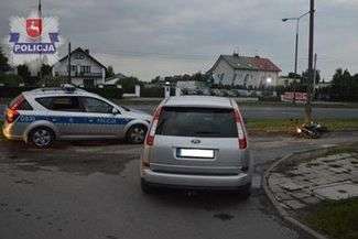 Chełm: 9-letni rowerzysta wjechał pod samochód