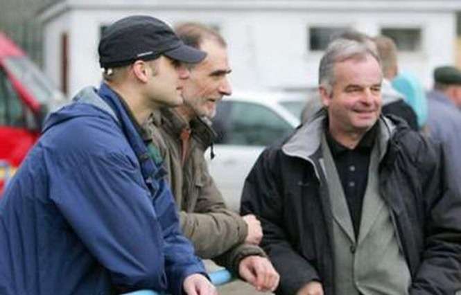 Waldemar Wiater (z prawej) wraca na ławkę trenerską Orionu Niedrzwica<br />
<br />
FOT. ARCHIWUM