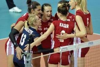 Oby reprezentantki Polski miały w Lublinie jak najwięcej takich powodów do radości, fot. FIBV.ORG