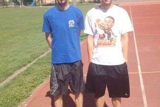 Bartek i Kuba - było wiadomo, że będą grać w koszykówkę
