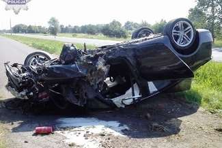 Wypadek w Radzyniu: Obaj byli pijani. Nie chcą się przyznać kto kierował