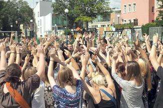 Lublin: TaLLib kręcił teledysk przed Centrum Kultury (zdjęcia, wideo)