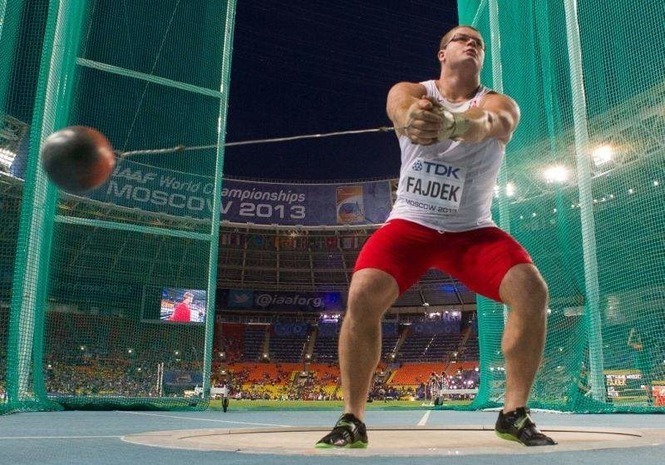 Paweł Fajdek z Agrosu Zamość obronił tytuł wywalczony dwa lata temu w Moskwie. Tym razem do złotego medalu wystarczył wynik 80,88 metra (Fot. Agros Zamość)