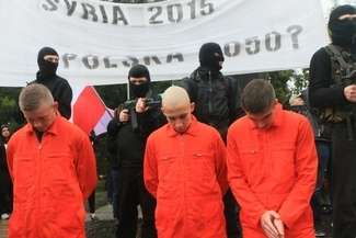 Pikieta antyimigracyjna w Lublinie (Fot. Maciej Kaczanowski)