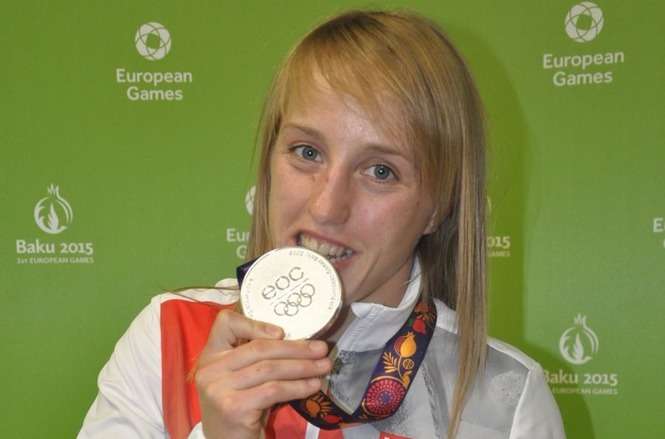 Katarzyna Krawczyk w Baku cieszyła się z medalu igrzysk europejskich. W Las Vegas chciałaby ponownie stanąć na podium, fot. DW