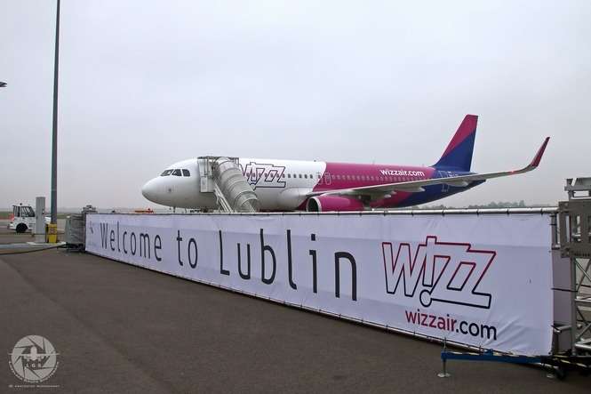 Uruchomienie bazy Wizz Air w Porcie Lotniczym Lublin  (Fot. Krzysztof Wiśniewski/LGS/PLL)