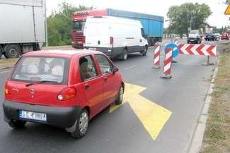 Od strony ronda WiN do skrzyżowania ze Szpitalną ul. Rejowiecka na czas remontu będzie drogą jednopasmową (fot. Jacek Barczyński)