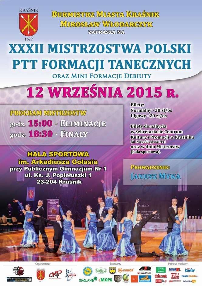 XXXII Mistrzostwa Polski Formacji Tanecznych, Mini Formacji oraz Debiutów PTT