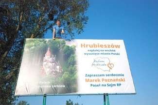 Poseł wydał dwie diety na billboardy promujące Chełm, Zamość i Hrubieszów