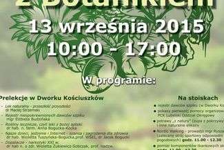 Wokół zdrowia z Botanikiem. Pokazy, warsztaty i kiermasz