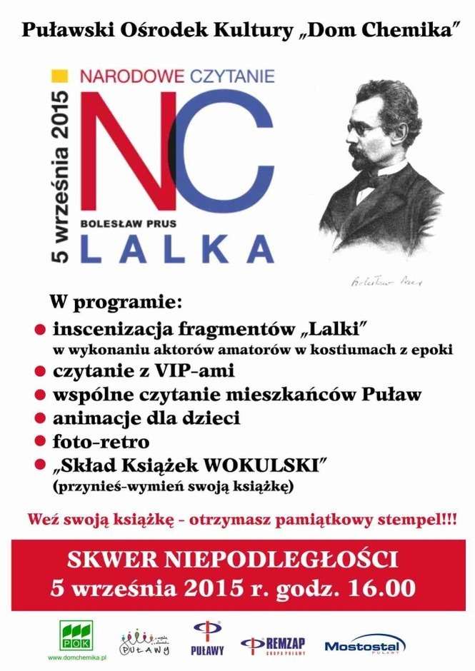 Narodowe Czytanie "Lalki" w Puławach