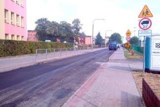 Jedną z pierwszych dróg oddanych po remoncie będzie ul. Szkolna (Fot. UM we Włodawie)