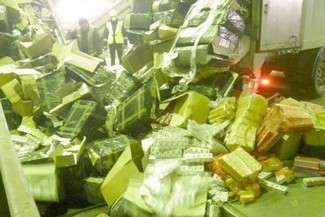 Utylizacja kontrabandy zawsze odbywa się po wcześniejszym orzeczeniu przez sąd jej przepadku na rzecz Skarbu Państwa (fot. Izba Celna w Białej Podlaskiej)