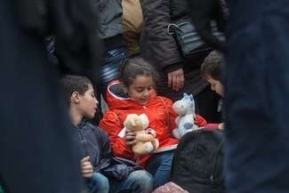 Uchodźcy na pograniczu serbsko-chorwackim (Fot. Jacek Szydłowski)