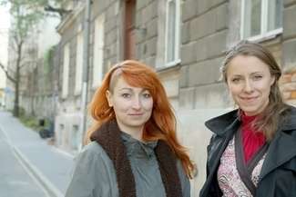 Od lewej: Magda Krasuska i Ala Bąk (Fot. Maciej Kaczanowski)