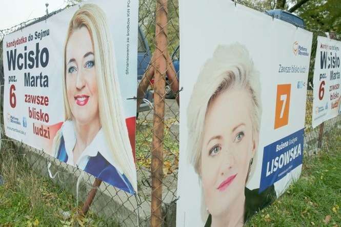 Bożena Lisowska i Marta Wcisło mają nawet identyczne hasła wyborcze na plakatach: Zawsze blisko ludzi
