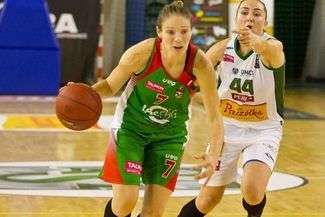 Kateryna Dorogobuzowa imponuje skutecznością w ostatnich meczach, fot. Michał Piłat/azs.umcs.pl