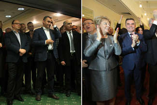 Sztab wyborczy PiS w Lublinie (fot. Wojciech Nieśpiałowski)