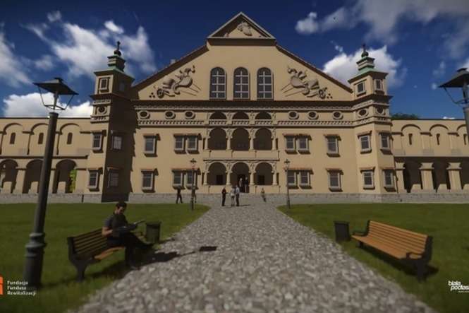 Pałac swoim wyglądem nawiązuje do pierwotnego XVII-wiecznego zabytku. Fot. wizualizacja / mat. inwestora