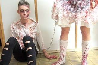 Zabawa z okazji Halloween w Zakładzie Doskonalenia Zawodowego przy ul. Królewskiej w Lublinie (fot. AS)