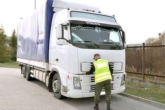 Dorohusk: Kradziona ciężarówka nie wyjechała z Polski