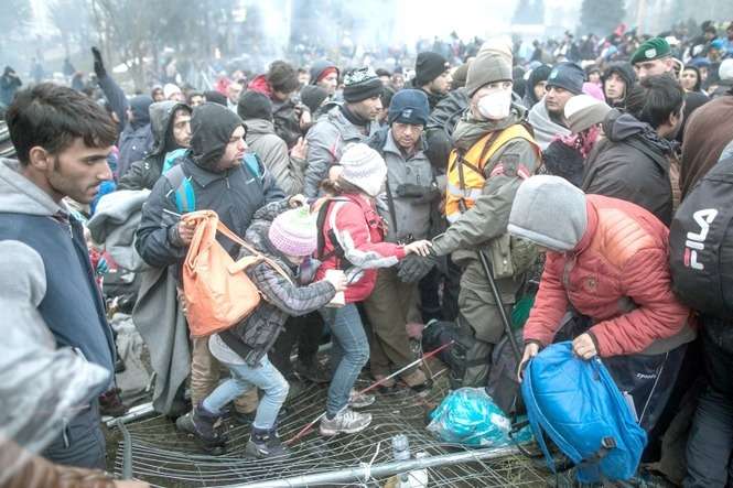 Słowenia. Tak wyglądało prowizoryczne obozowisko dla uchodźców tuż przy granicy z Austrią (Fot. Jacek Szydłowski)