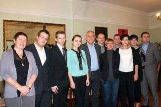 Studenci WSPiA u prof. Makarego Stasiaka