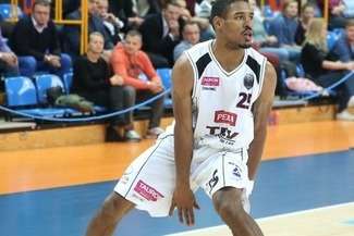 Nick Kelogg był najskuteczniejszym graczem lubelskiego zespołu, fot. Maciej Kaczanowski