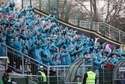 Sektor kibiców gospodarzy podczas meczu Avia-Motor