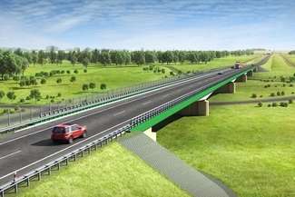 Nad doliną rzeki Sołokiji obwodnica Tomaszowa Lubelskiego pobiegnie estakadą